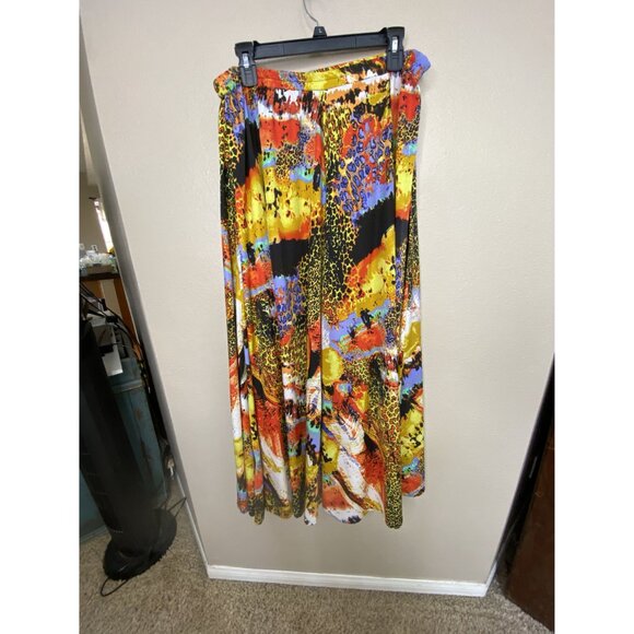ESY Studio Womens Skirt Small maxi polyester aline pull on elastic - Picture 3 of 7
